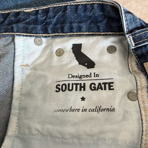 AG-ED DENIM, Adriano Goldschmied, The Erin pencil skirt distressed perfectly W-4 - Picture 10 of 11